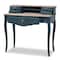 Baxton Studio Celestine Blue Spruce Finished Wood Accent Writing Desk 155-9386 - alternate 10